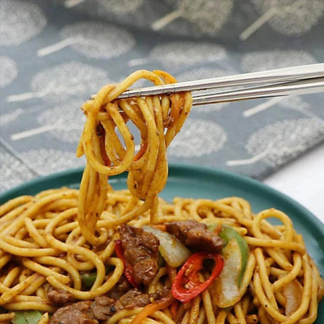 Hjemix | Rustfritt stål spisepinner 5 par sett