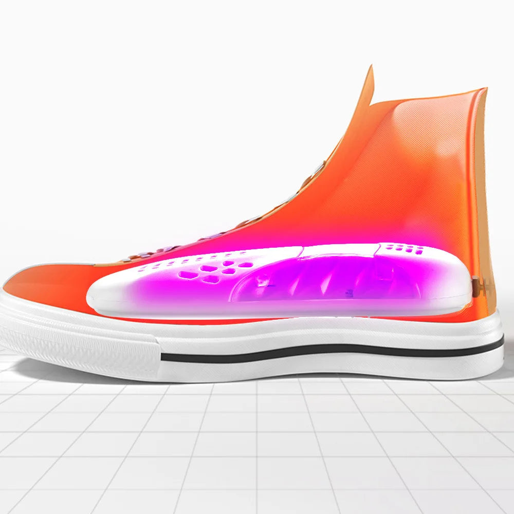 Hjemix | Elektrisk Skotørker og Deodorisator med Varme, UV Lukt Eliminator, Avfukter, Fotvarmer Husholdningsenhet