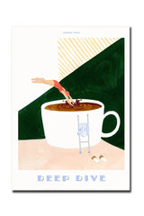 Hjemix | God Morgen Kaffe Lerret Plakat