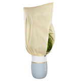 Hjemix | Vinterbeskyttelsestrekk for planter - Frostbeskyttelse med glidelås og snøring, pustende for palmer og potteplanter i hagen