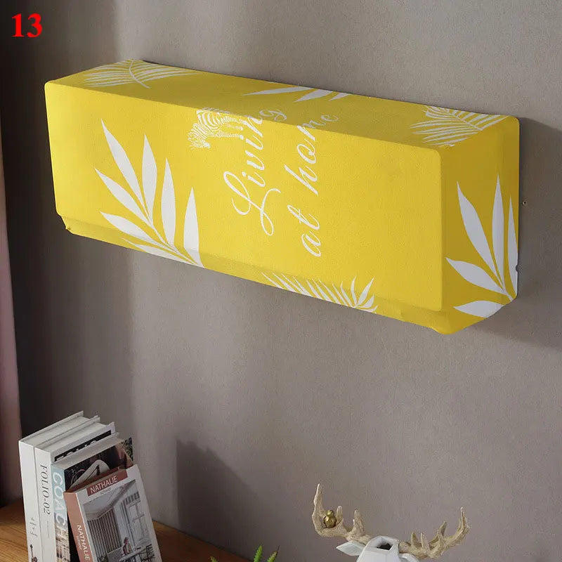 Hjemix | Polar Fleece Klimaanlegg dekning: Veggmontert anti-støv beskyttelse, lett å rengjøre polyester AC dekning for husholdningsbruk