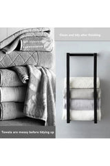 Hjemix | Slim Svart Badhyller