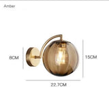 Hjemix | Fargerik Glass Moderne Vegglampe