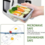 Hjemix | 12-delt Matbeholder Sett - FoodSaver