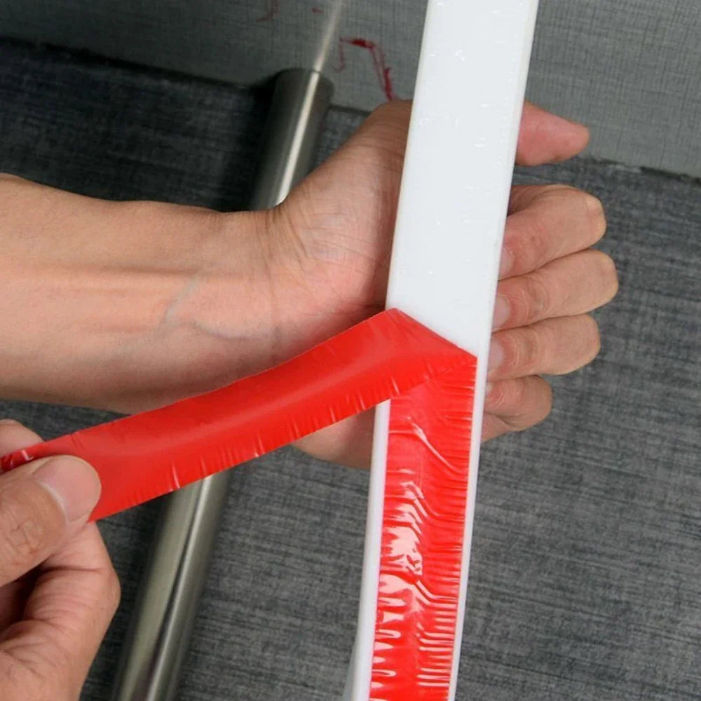 Hjemix | Bøybar baderomsvannstopper - Dusjgulv våt/tørr-skillet - Kjøkkenvask sprutsikring - Vannbarriere dusjtilbehør