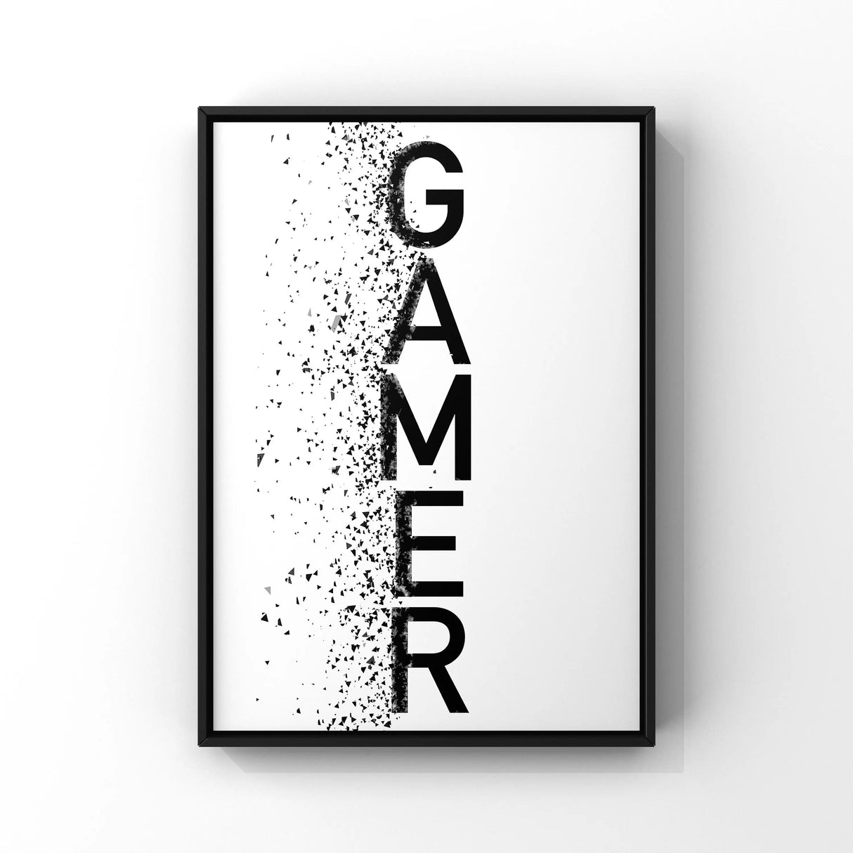 Hjemix | Svart-Hvitt Gamer-Plakat Minimalistisk Veggkunst Fine Kunstlerlerrettrykk Trendy Bilder For Barnerom Gamerom Veggkunst Dekor