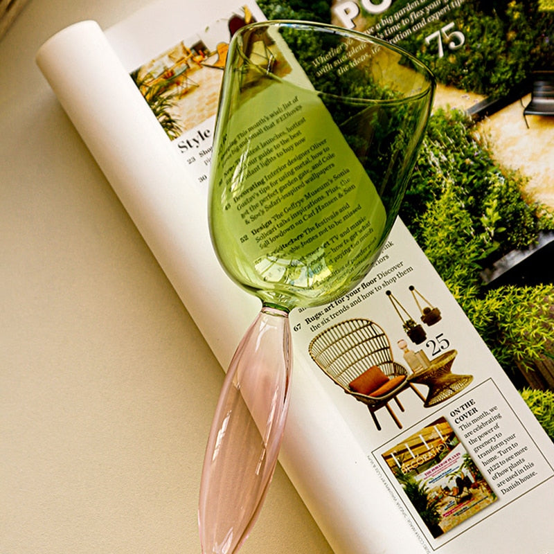 Hjemix | Borosilicate 3-Farge Glass - Vin Glass