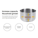 Hjemix | Mini Elektro-Kvernn – 300ml Ultrafin Kvern for Babymat, Kaffe, Krydder, Pepper og Korn – 2/4 Klinge alternativer