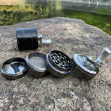 Hjemix | Nøtt og Hard Krydderkvern - Håndverktøy for å male muskatnøtt, ingefær, steinsalt og pepperkorn