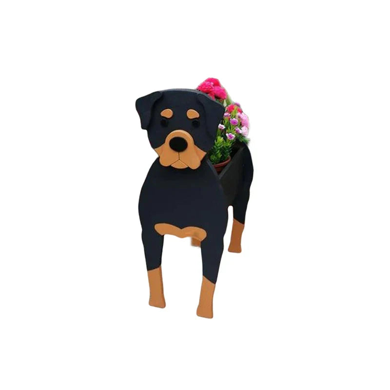 Hjemix | Blomsterpotte - Pawsome - Hund Plantebeholder - Ulike Raser
