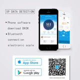 Hjemix | Smart Bluetooth kroppssammensetningsvekt: Trådløs digital badevektanalysator med smarttelefon-app
