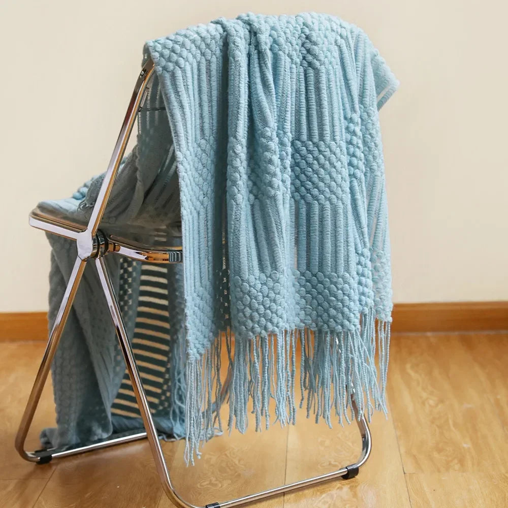 Hjemix | Nordic Style Dick Strikket Teppe