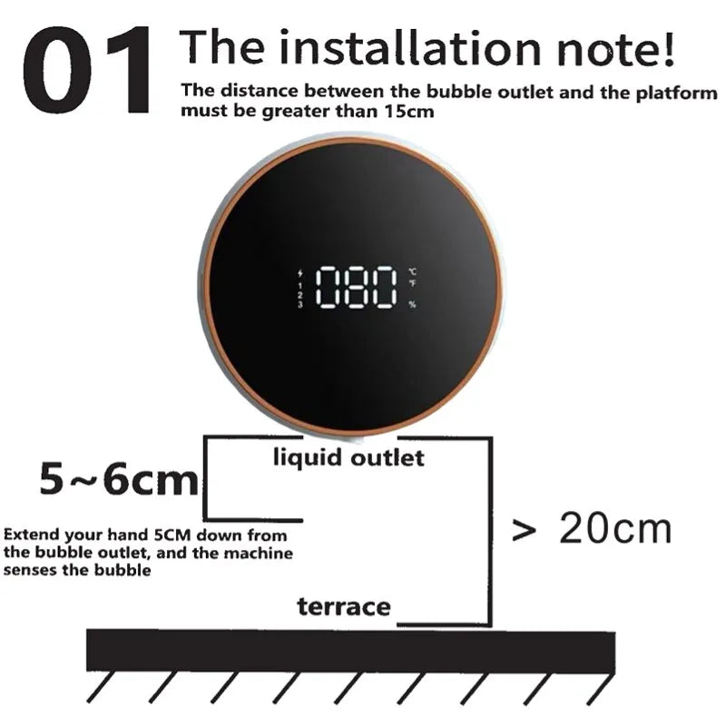 Hjemix | PureSense – Stillegående Automatisk Såpedispenser med Berøringsfri Teknologi