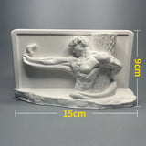 Hjemix | Nordisk INS Stil Karakter Gips Statue DIY Malt Skisse Fotografi Rekvisitter Bord Dekorasjoner Hjem Kunst Gips Dekorasjon
