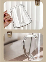 Hjemix | 450ml-950ml Varmeresistente Glass Tekanne – Rustfritt Stål Te-sil, Blomstekanne for Kung Fu Te-servise, Puer- og Oolong-te