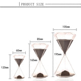 Hjemix | 5–60 Minutters diamant sandglass, sandglass, sandglass, barnegave, sandglass, hjemmeinnredning, tilgjengelig i flere fargealternativer