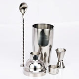 Hjemix | 550 ml/750 ml Rustfritt Stål Cocktail Shaker Mixer Drink Bartender Sett Bar Sett Verktøy Med Vin Stativ Verktøy for Fødselsdagsgave
