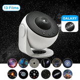 Hjemix | NY 13 I 1 Planetarium Galakse Stjernespektrum Projektor Nattlys HD Stjerne Aurora Prosjektorlampe For Barns Soverom Hjem Fest Dekor