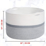 Hjemix | Stor Tau Tak Oppbevaringskurv