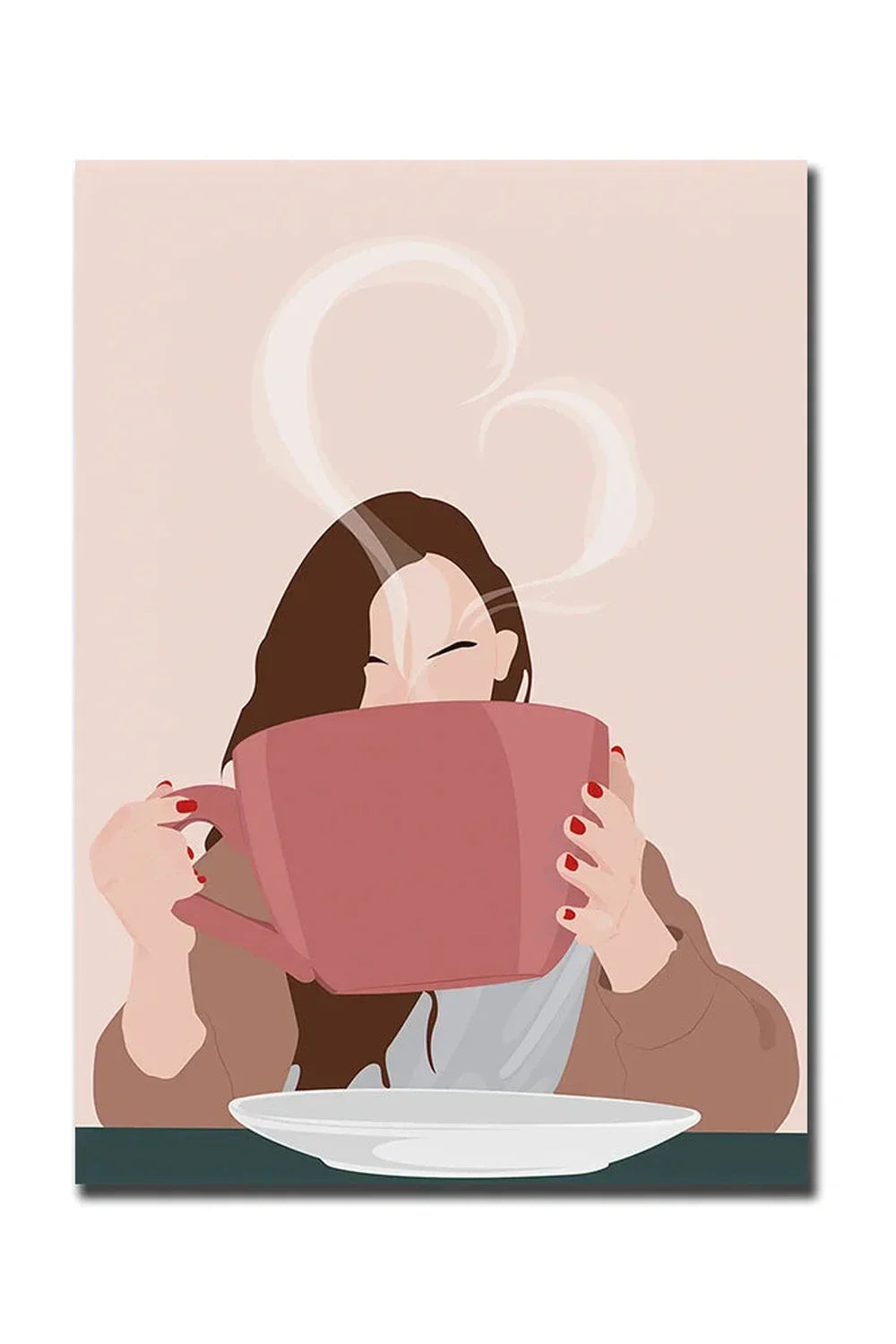 Hjemix | God Morgen Kaffe Lerret Plakat