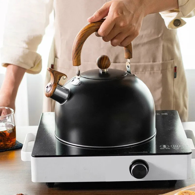 Hjemix | 1 stk 2.5/3 l liter kjele laget av rustfritt stål, tykkelse kjele, gass induksjonskomfyr, universell kjele, kjele