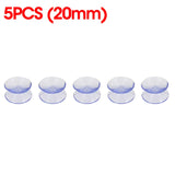 Hjemix | 5/20PCS Dobbelt-sidede plast sugekopper - Rutsjesikre klare vakuumsugere for glass, bilvinduer, bordplater, DIY såpeholder