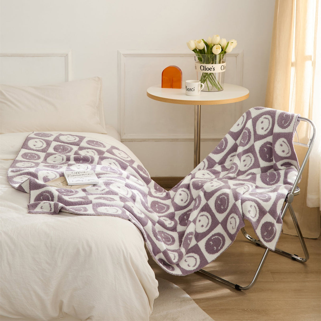 Hjemix | Smiley Rutet Teppe