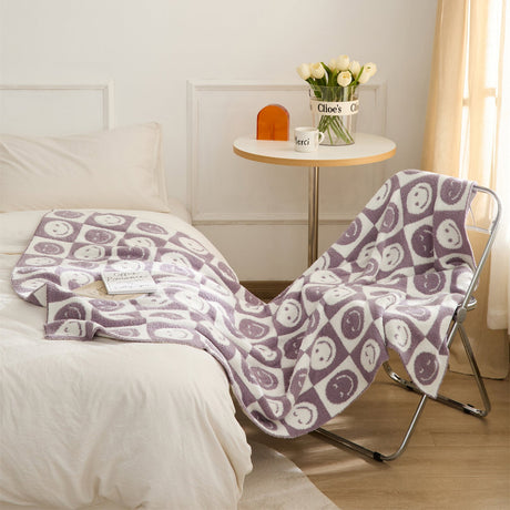 Hjemix | Smiley Rutet Teppe