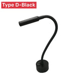 Hjemix | Moderne Fleksibel LED Leselampe med Bryter for Soverom og Studie - 1W/3W