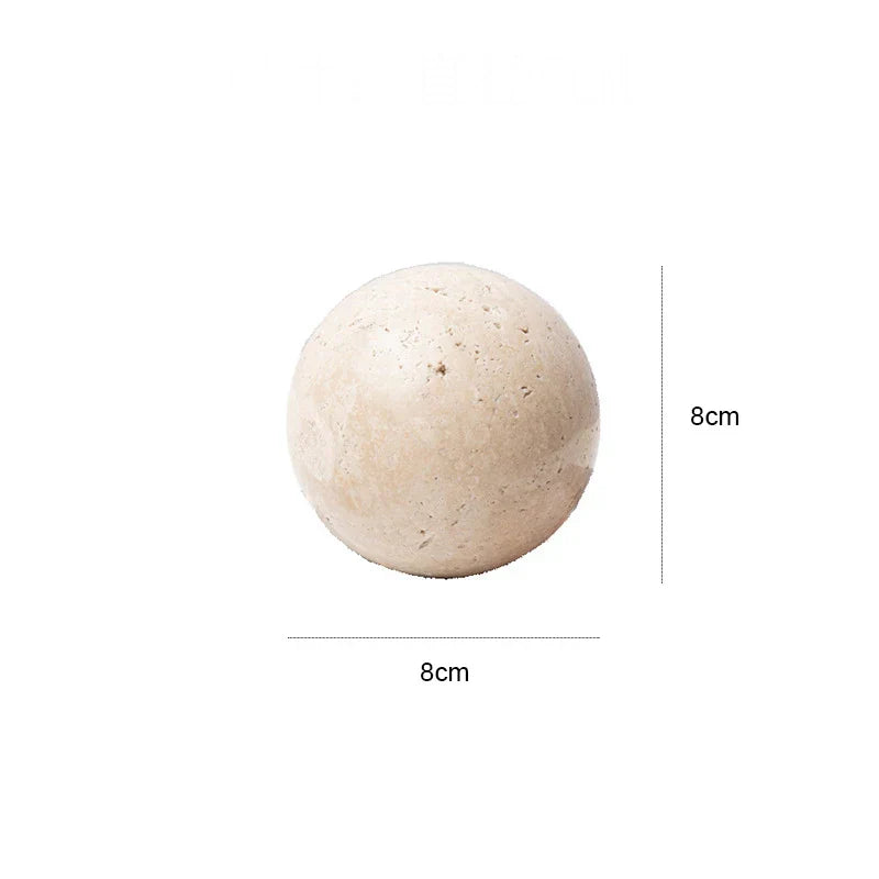 Hjemix | Naturlig Stein Marmor Dekorativ Ball