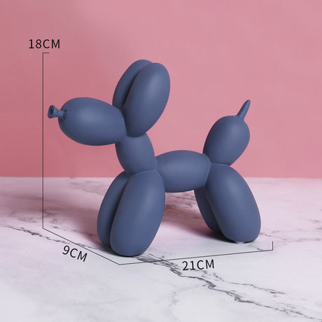 Hjemix | Luksuriøs hjemmedekor, ballonghund dekorasjon, kontorbordtilbehør, dyre dekor, moderne populær kunst, nordiske statuer