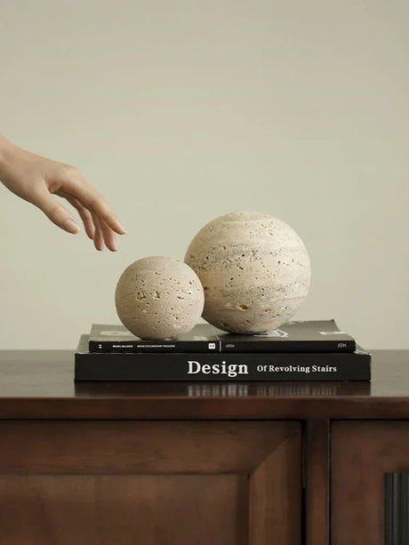 Hjemix | Naturlig Stein Marmor Dekorativ Ball
