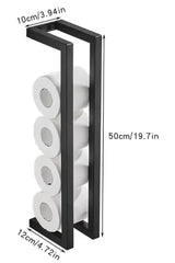 Hjemix | Slim Svart Badhyller