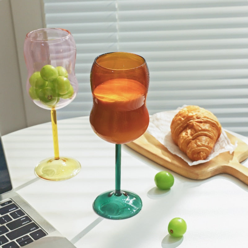 Hjemix | 2-farget Chubby vinglass