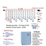 Hjemix | Sommerfugl LED Gardin Lys