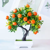 Hjemix | Kunstig Appelsin Kumquat Frukt Tre