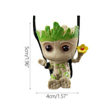 Hjemix | Cartoon Stor Miniature Figur: Lekfull Kontor Dekorasjon