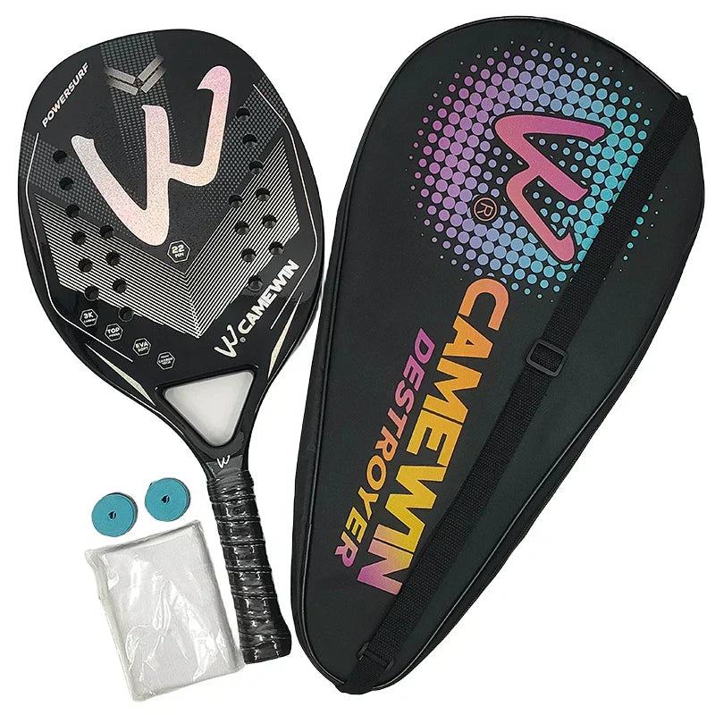 Hjemix | ProCarbo Grip – Strand Tennis Racket laget av 3K Karbon