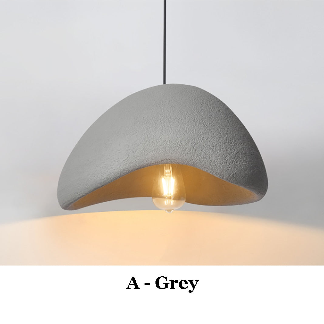 Hjemix | Japansk Wabi-Sabi Modern Minimalist Spisestue Kromelys Stue & Soverom Bar Hengende Dekorasjon Lampe