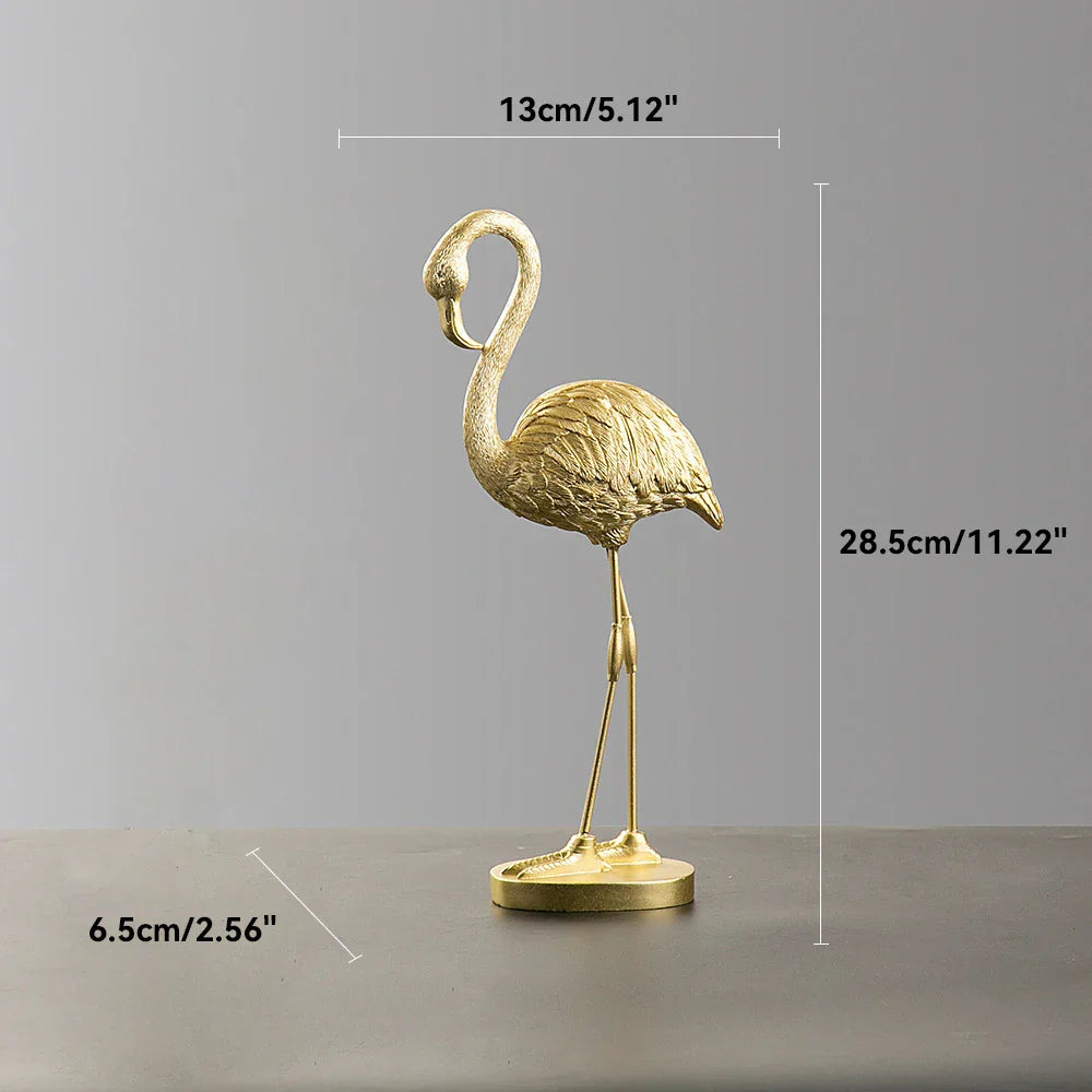 Hjemix | Nordisk Flamingo Figur Figur Statue Skulptur Stue Kontor Bryllup Fest Ornamenter Hjem Dekorasjon Tilbehør