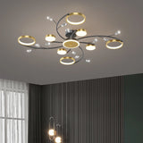 Hjemix | GlowDrape Dimbar Pendellampe | Moderne Design | LED-lampe med Variabel Lysstyrke | Perfekt for Stue & Spisestue