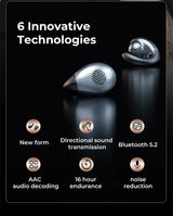 Hjemix | Super Lett Benledning Bluetooth Trådløse Sports Ørepropper Hodetelefoner