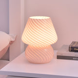 Hjemix | LED Skrivebordslampe i Soppshape laget av Glass