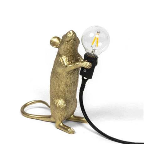 Hjemix | Moderne LED Dyre Bordlamper: Har resin, Katt, og Ekorn Nattlys