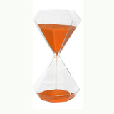 Hjemix | 5–60 Minutters diamant sandglass, sandglass, sandglass, barnegave, sandglass, hjemmeinnredning, tilgjengelig i flere fargealternativer