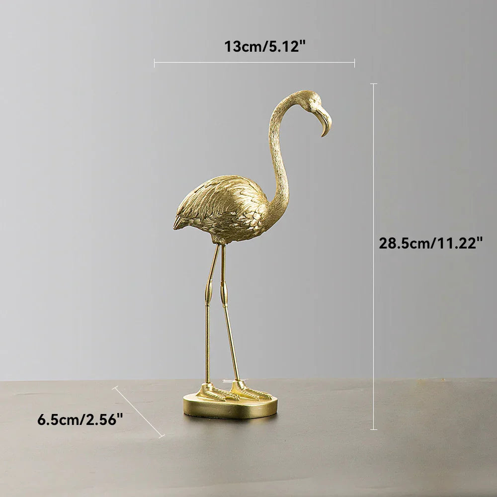 Hjemix | Nordisk Flamingo Figur Figur Statue Skulptur Stue Kontor Bryllup Fest Ornamenter Hjem Dekorasjon Tilbehør