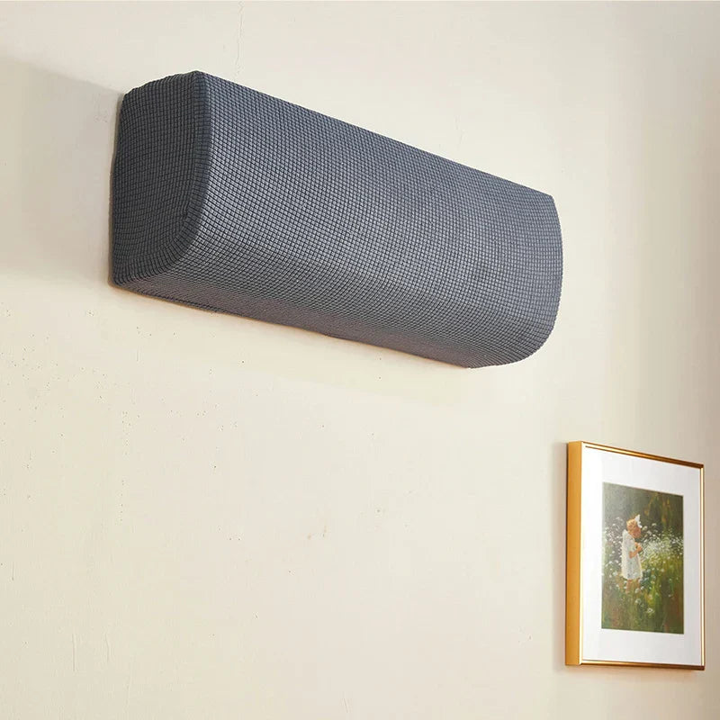 Hjemix | Polar Fleece Klimaanlegg dekning: Veggmontert anti-støv beskyttelse, lett å rengjøre polyester AC dekning for husholdningsbruk