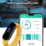 Hjemix | M7 Smartklokke Menn Kvinner Smartband Puls Smartklokke Fitness Tracker Blodtrykk Sport Smartarmbånd for xiaomi iPhone