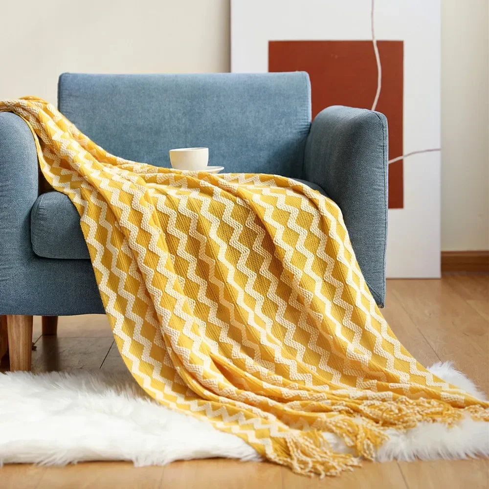 Hjemix | Nordic Style Dick Strikket Teppe