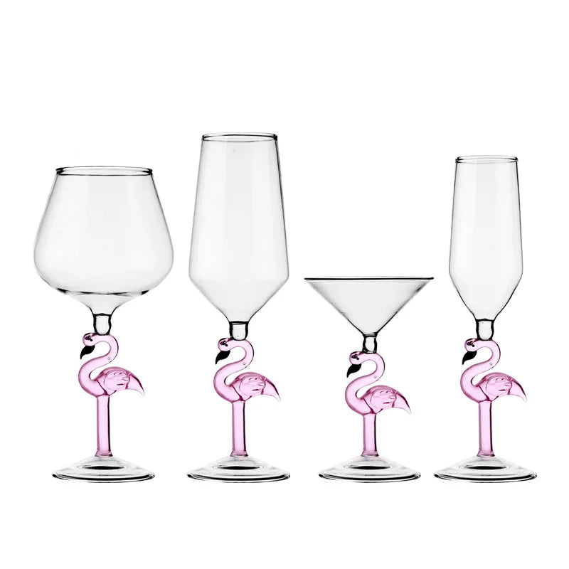 Hjemix | Flamingo Glassware